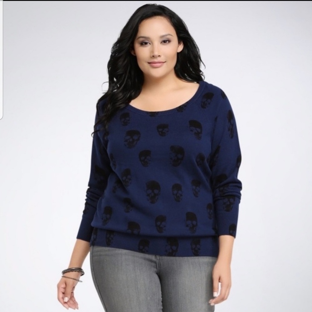 Torrid Skull Sweater